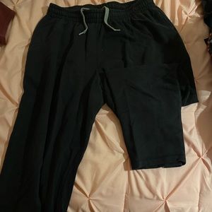flared out joggers